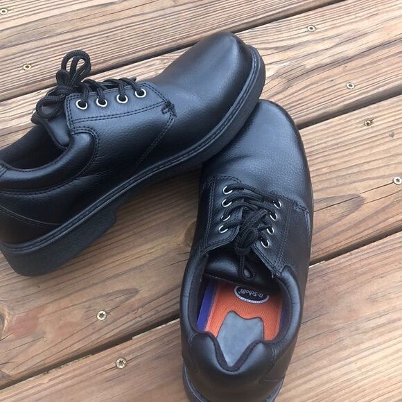Dr. Scholls Careers Dave Men's Black Leather - Picture 9 of 11